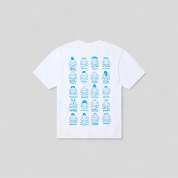 Edwin || EMC Various TS - White Garment Washed - M’ Edwin