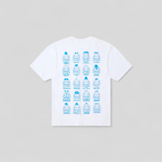 Edwin || EMC Various TS - White Garment Washed - M’ Edwin
