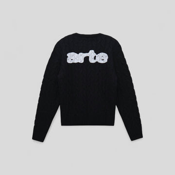 Arte || Knit Sweater - Black - M’ Arte