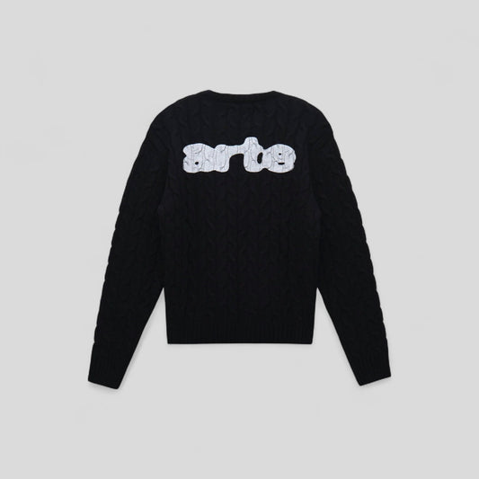 Arte || Knit Sweater - Black - M’ Arte