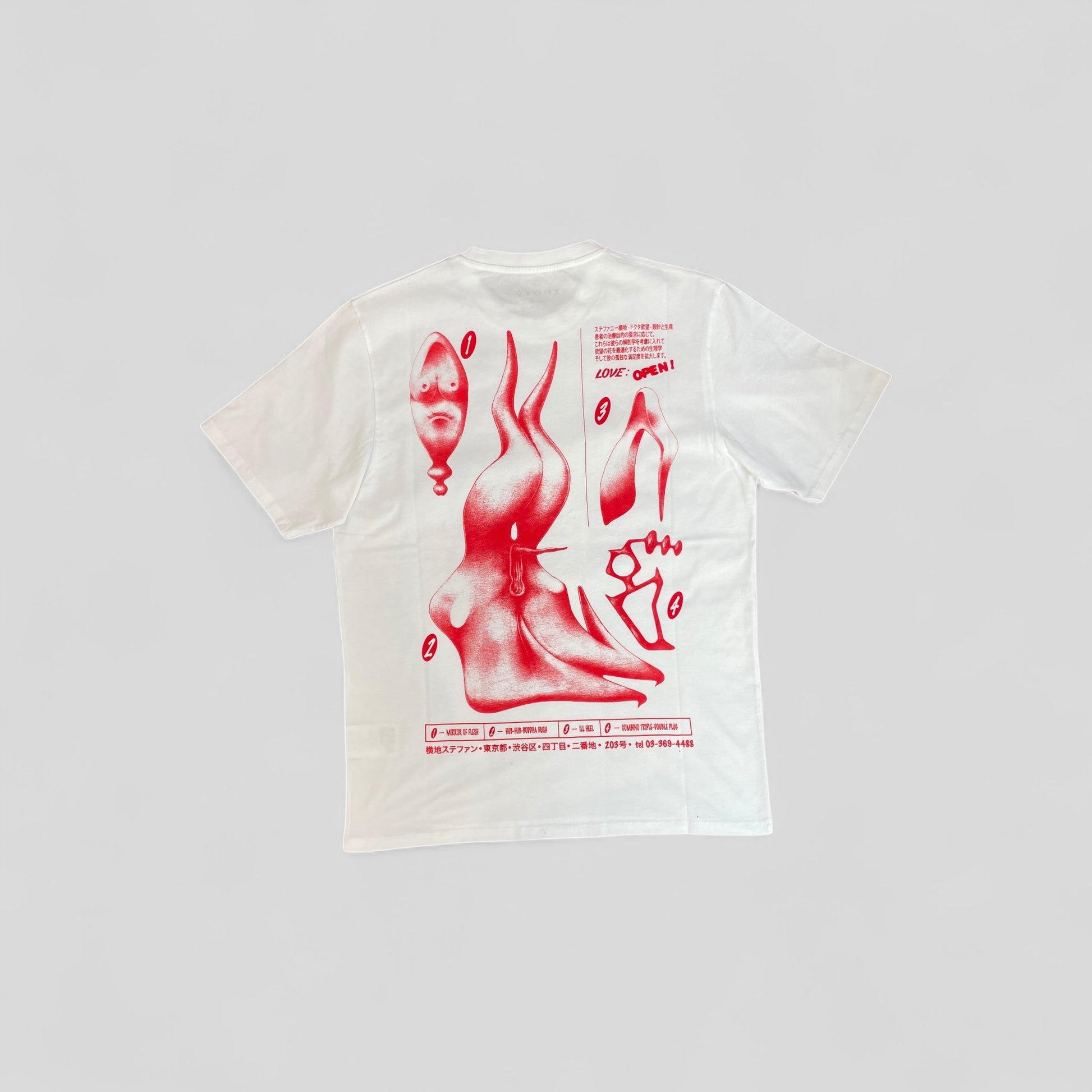 Edwin || Dokuta Desire TS - White Garment Washed - M" Edwin