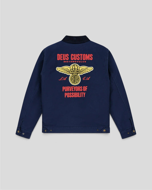 Deus || Cutaway Jacket - Navy - M' Deus ex machina