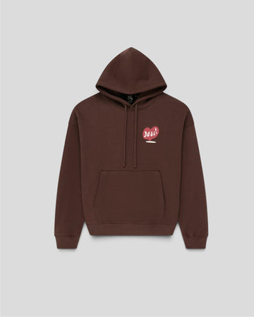 Deus || Deep Cut Hoodie - Downtown Brown -M' Deus ex machina
