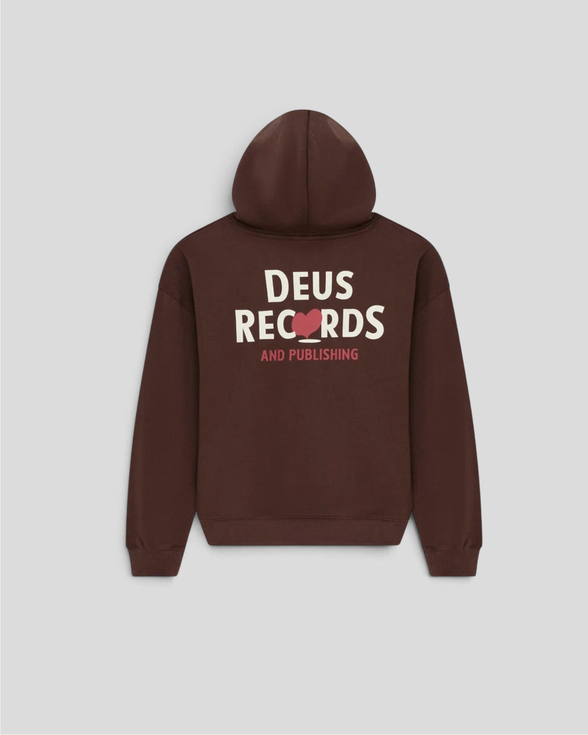 Deus || Deep Cut Hoodie - Downtown Brown -M' Deus ex machina