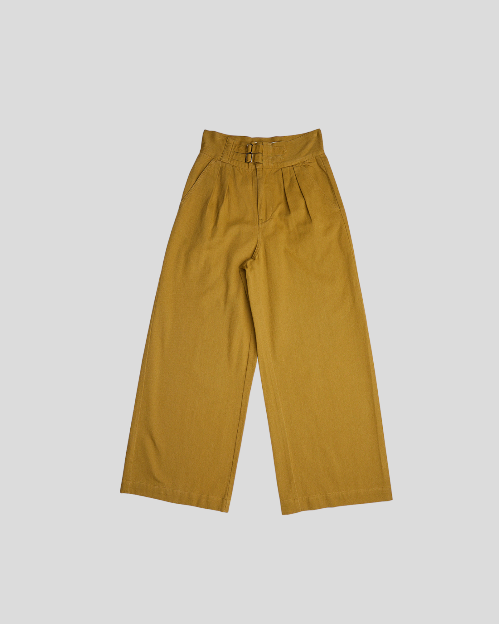 Deus || Gray Tailored Pant - Ecru/ Olive Deus ex machina