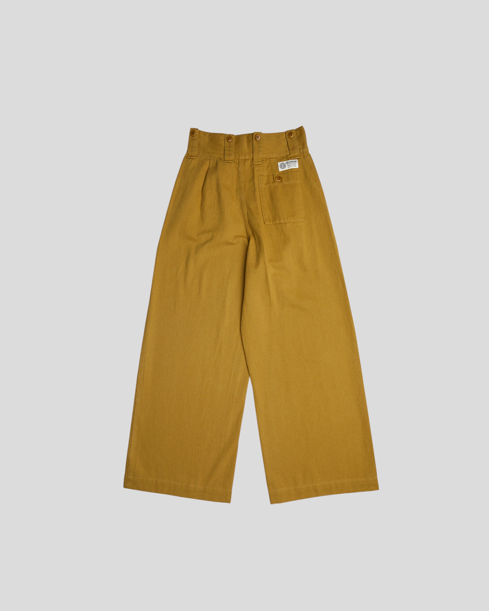 Deus || Gray Tailored Pant - Ecru/ Olive Deus ex machina