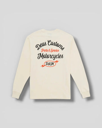Deus || Lota Longsleeve Tee - Dirty White - M" Deus ex machina