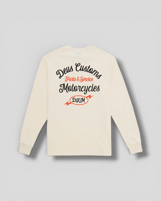 Deus || Lota Longsleeve Tee - Dirty White - M" Deus ex machina