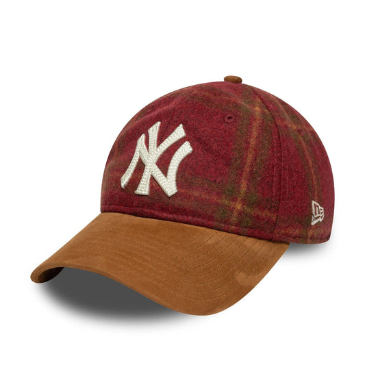 New Era || 9TWENTY New York Yankees MLB Loden - Suede Rouge foncé - M’ New Era