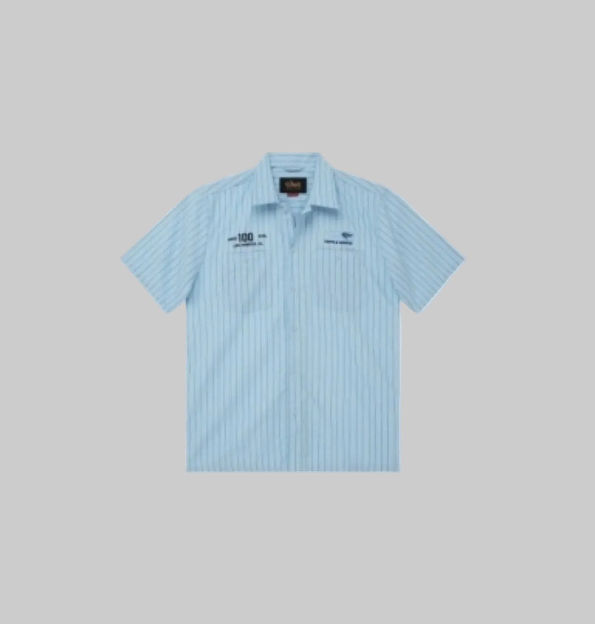 Deus || forecourt Stripe Shirt - Sky Blue - M’ Deus ex machina