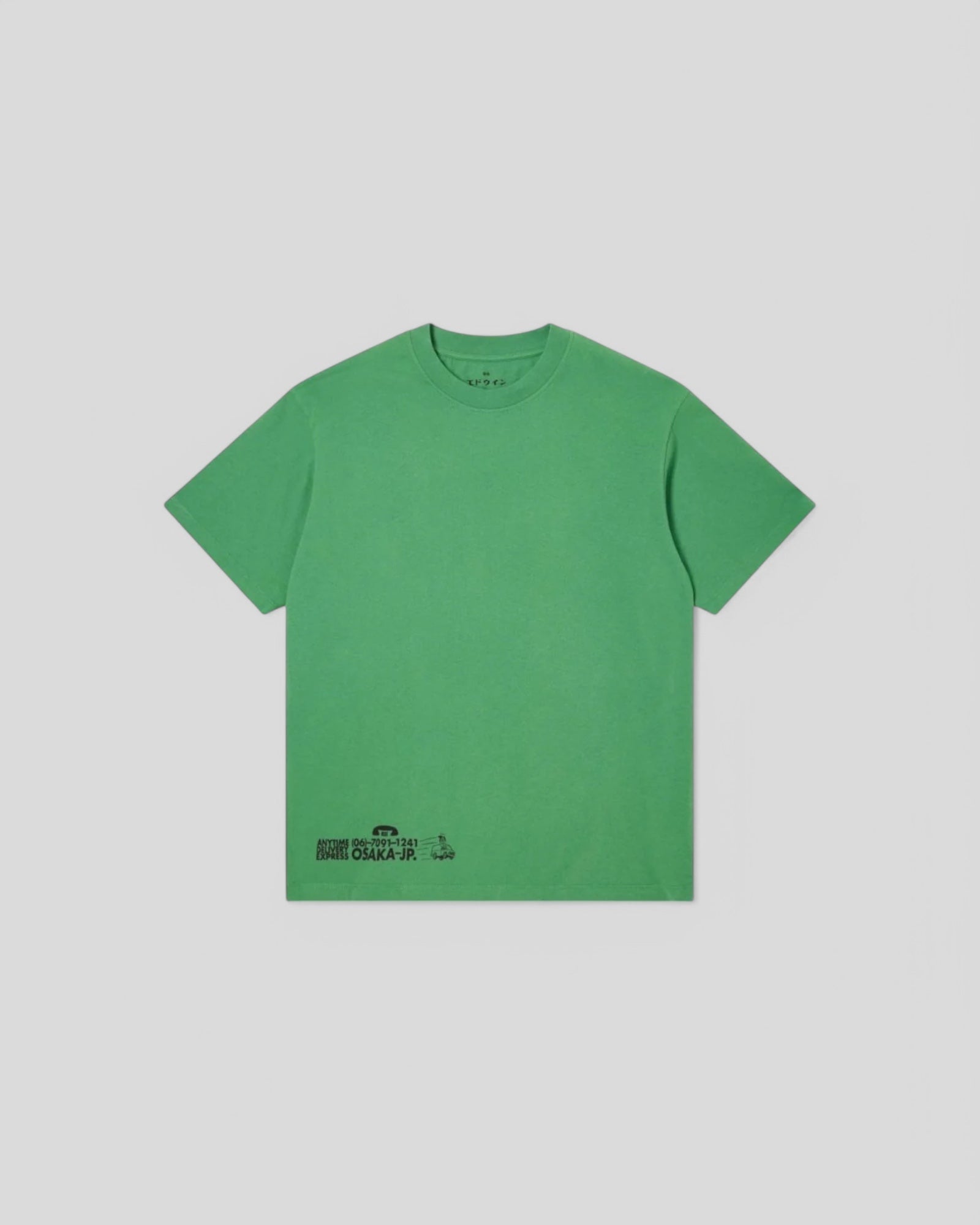 Edwin || Kaibutsu Izakaya TS Single Jersey - Mint Green Garment Washed - M" Edwin