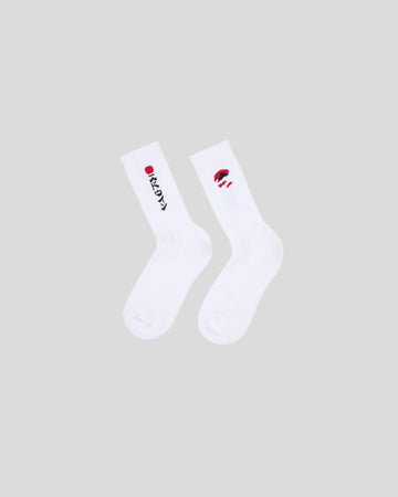 Edwin || Kamifuji Socks - White