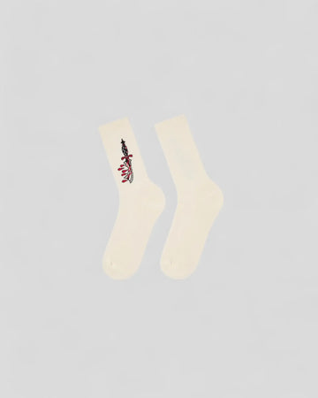 Edwin || Teide Dagger Socks - Beige Edwin