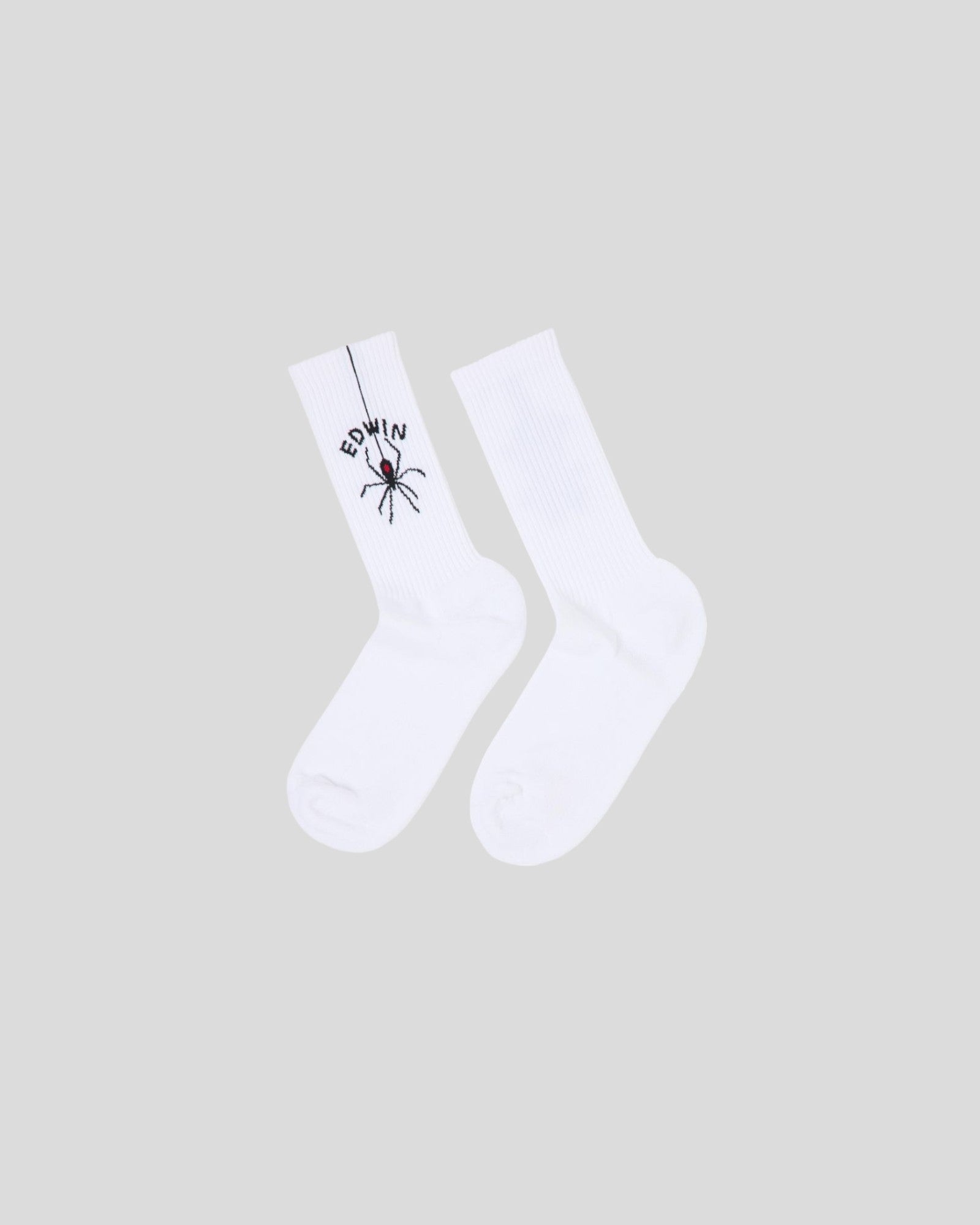 Edwin || Spider Socks - White