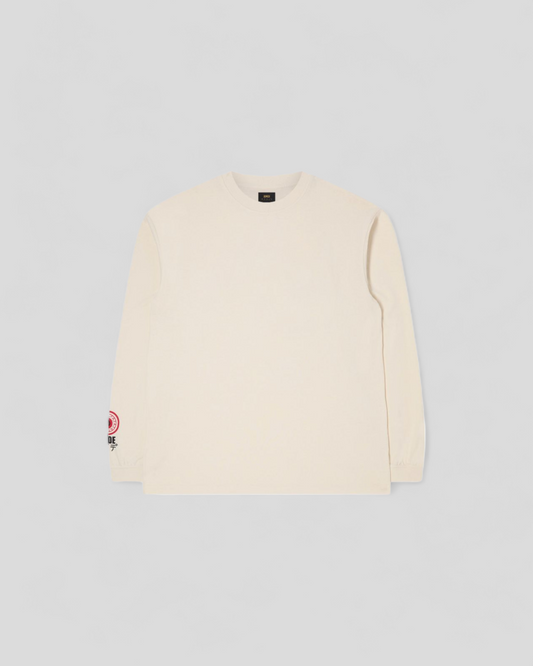 Edwin || Teide Flash T-Shirt - White Garment Wash Edwin