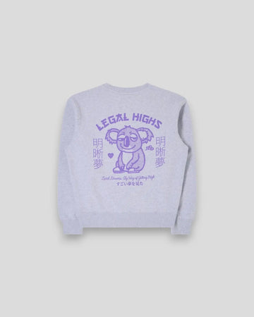 Edwin || Legal Highs Sweat - Grey/Purple Edwin