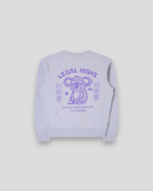 Edwin || Legal Highs Sweat - Grey/Purple Edwin