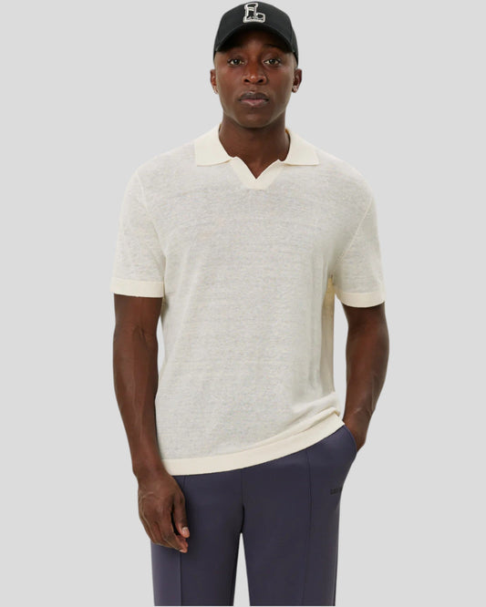 Les Deux || Emmanuel Polo Knit - Ivory