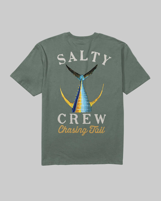 Salty || Tailed S/S Tee - Laurel Wreath - M’ Salty Crew