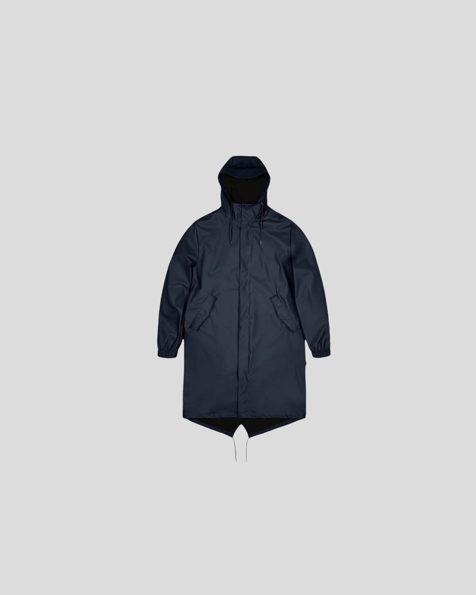 Rains || Fishtail Parka W3 - Navy Rains