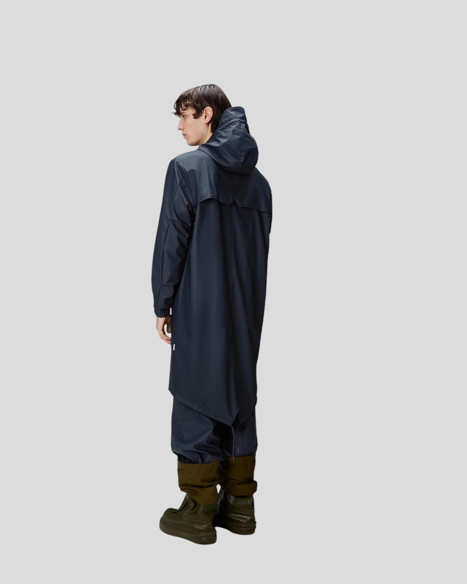 Rains || Fishtail Parka W3 - Navy Rains