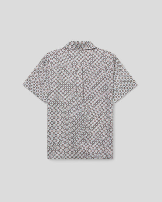 Les Deux || Foulard AOP Shirt - Smoke Green