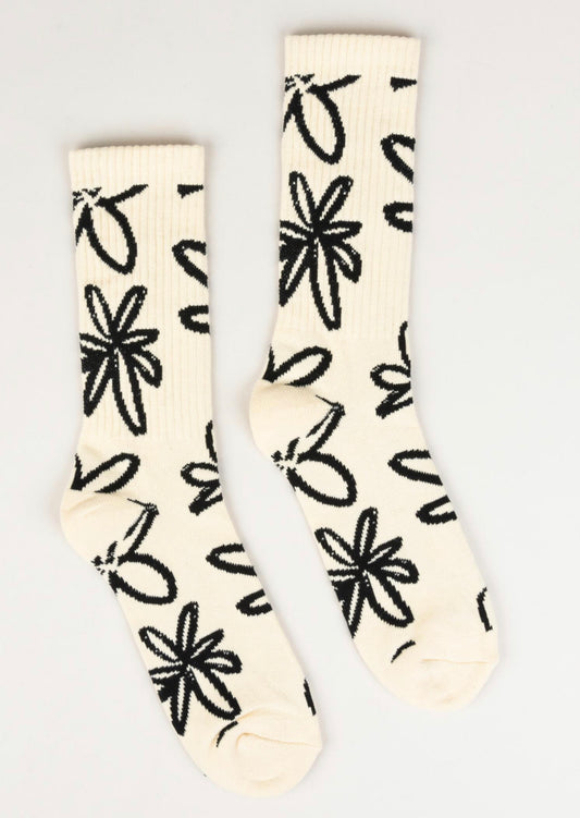 OBEY || FLORAL SOCKS || UNBLEACHED Obey