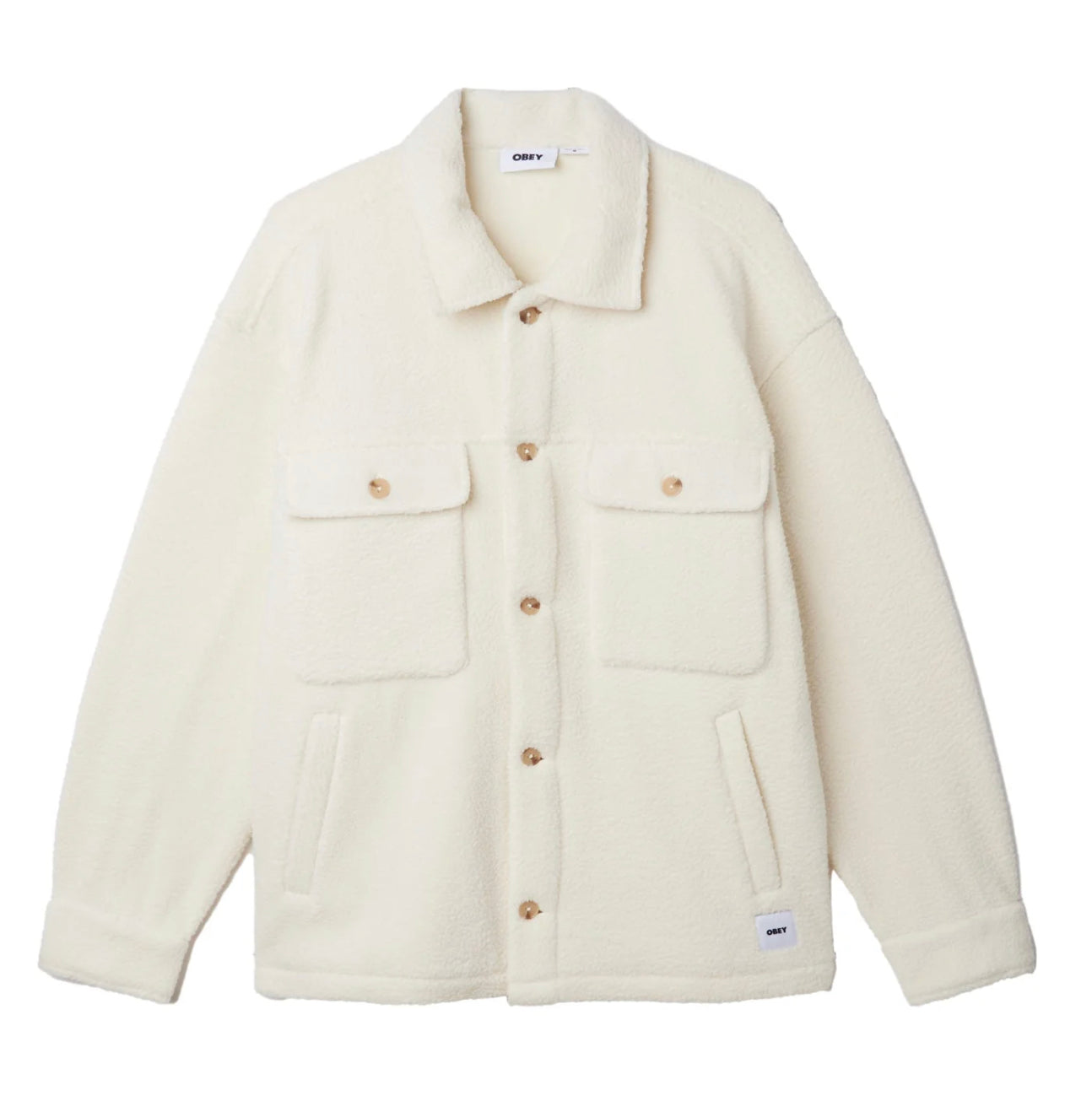 OBEY || THOMPSON SHIRT JACKET || UNBLEACHED
