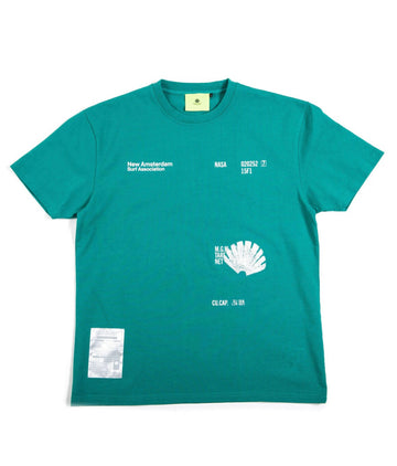 NEW AMSTERDAM SA || Container Tee Porcelain Green