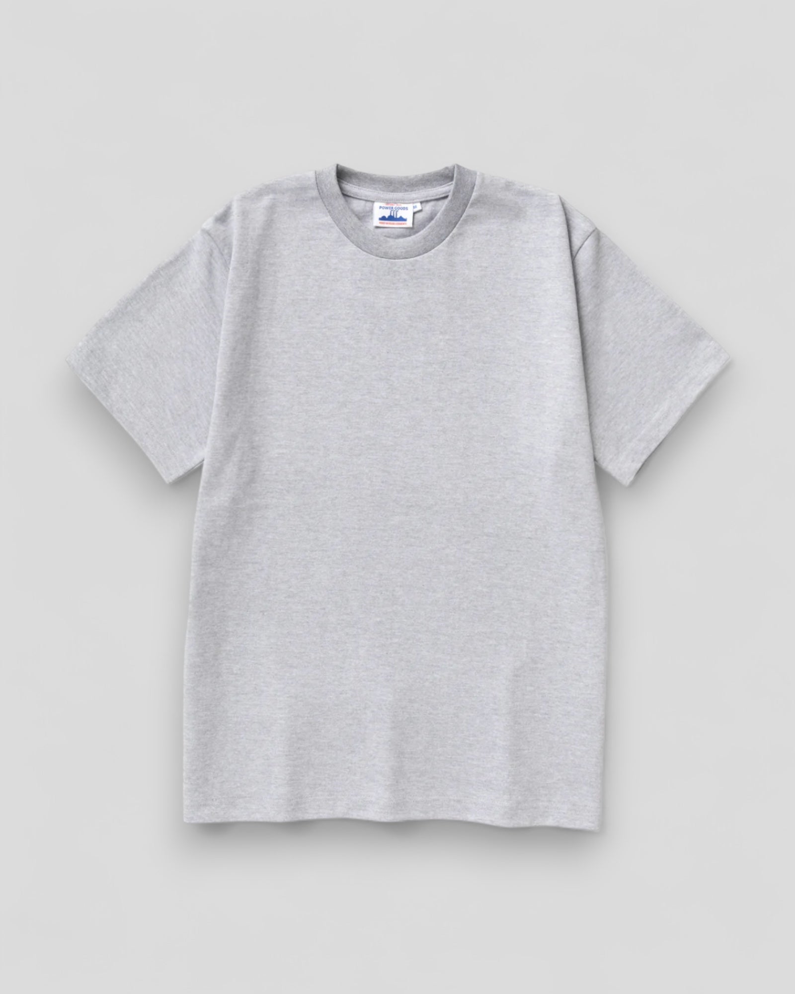 Power Goods || Super Weight Tee - Heather Grey - M' Power Goods