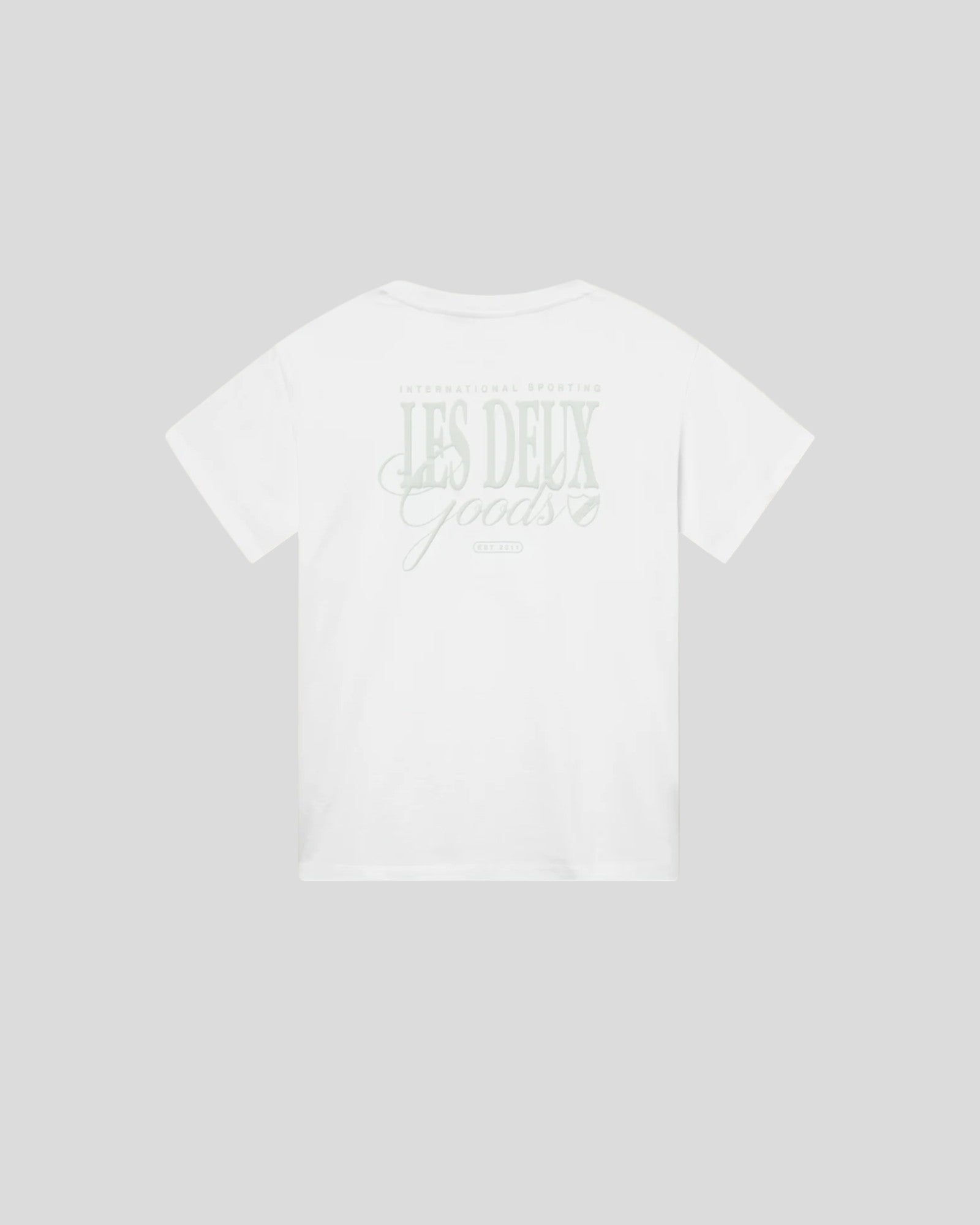 Les Deux || Goods T-shirt - White/ Smoke Green