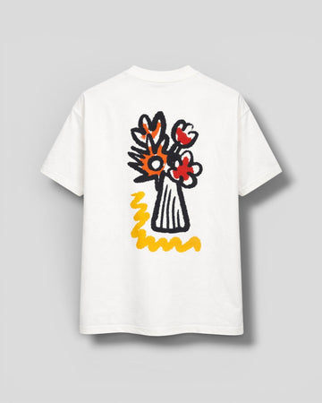 Gouache || Le pot de fleur - White Gouache