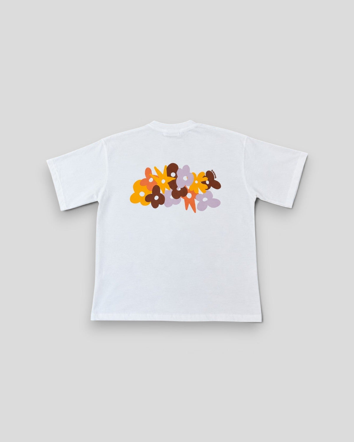 Gouache || Fleurs Etalees SS Tee - White Gouache