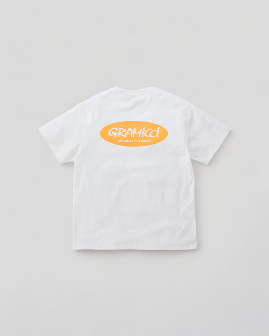 Gramicci || Original Freedom Oval Tee || White Gramicci