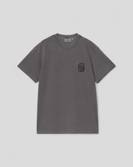 Carhartt || S/S Helix Redux T-Shirt - Black Garment Dyed - M’ Carhartt