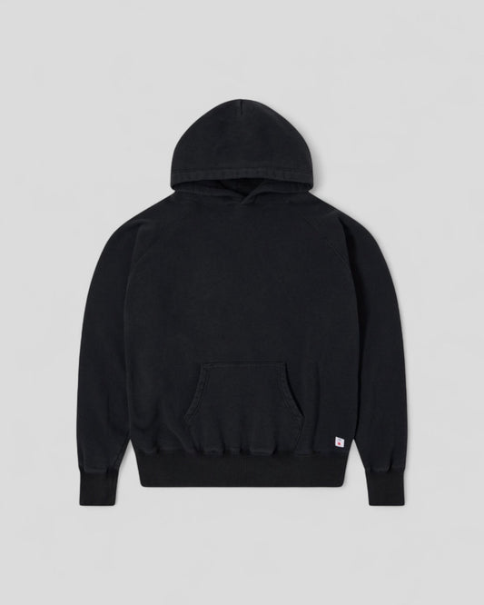 Edwin || Raglan Sleeve Hood - Black Ozone - M’ Edwin