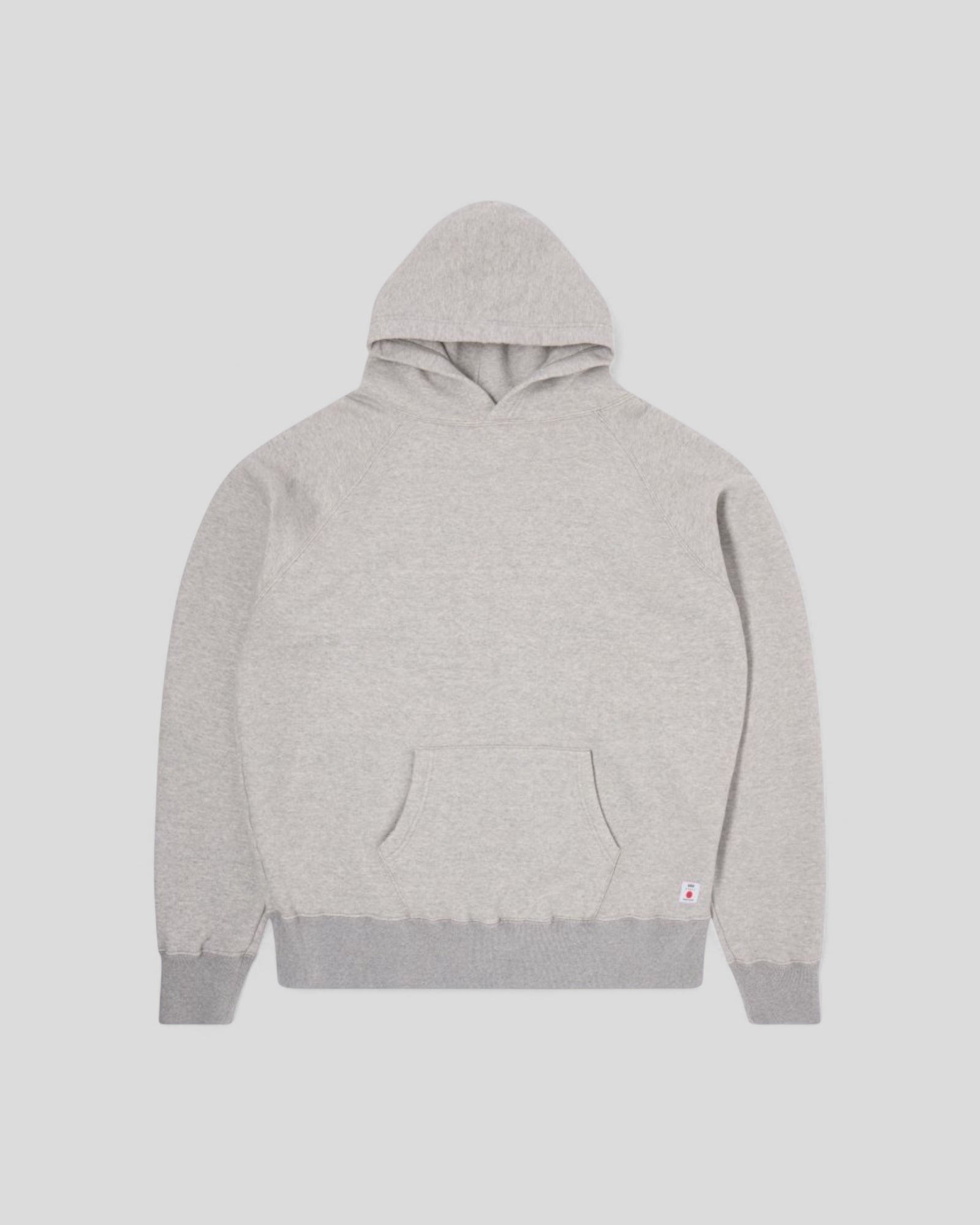 Edwin || Raglan Sleeve Hood - Grey Garment Washed - M’ Edwin