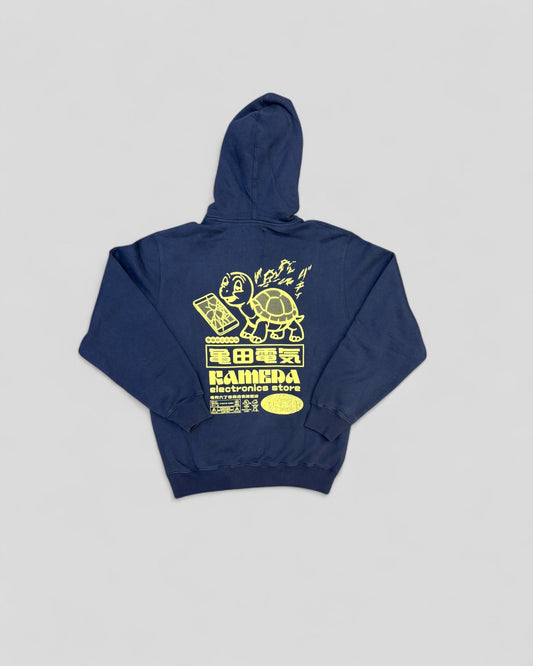 Edwin || Kamera Hoodie Sweat - Maritime Blue - M’ Edwin