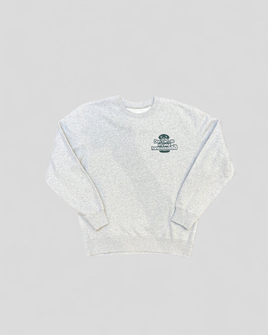 Edwin || Tanuki Sweat - Grey Marl - M’ Edwin
