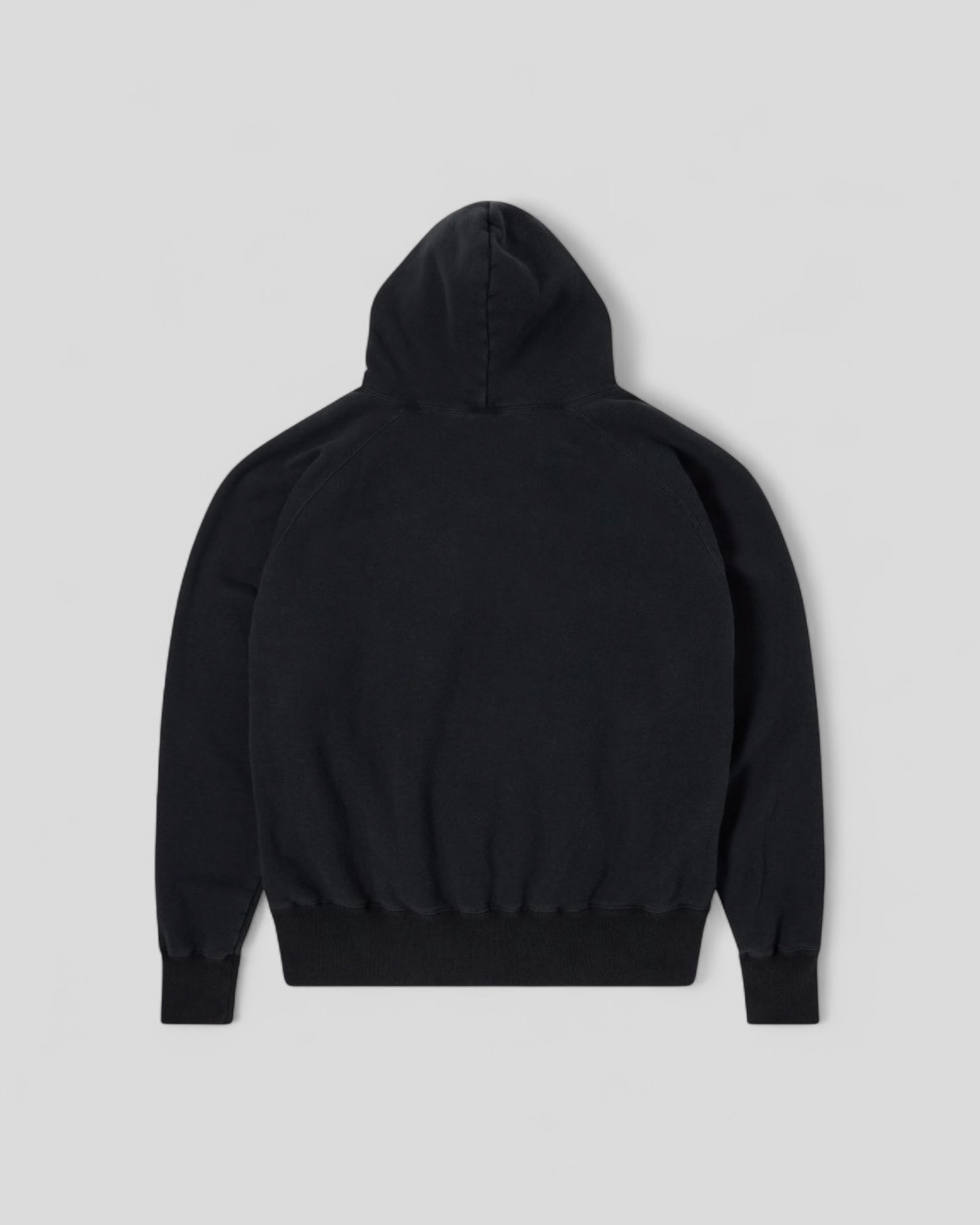 Edwin || Raglan Sleeve Hood - Black Ozone - M’ Edwin