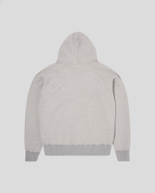 Edwin || Raglan Sleeve Hood - Grey Garment Washed - M’ Edwin