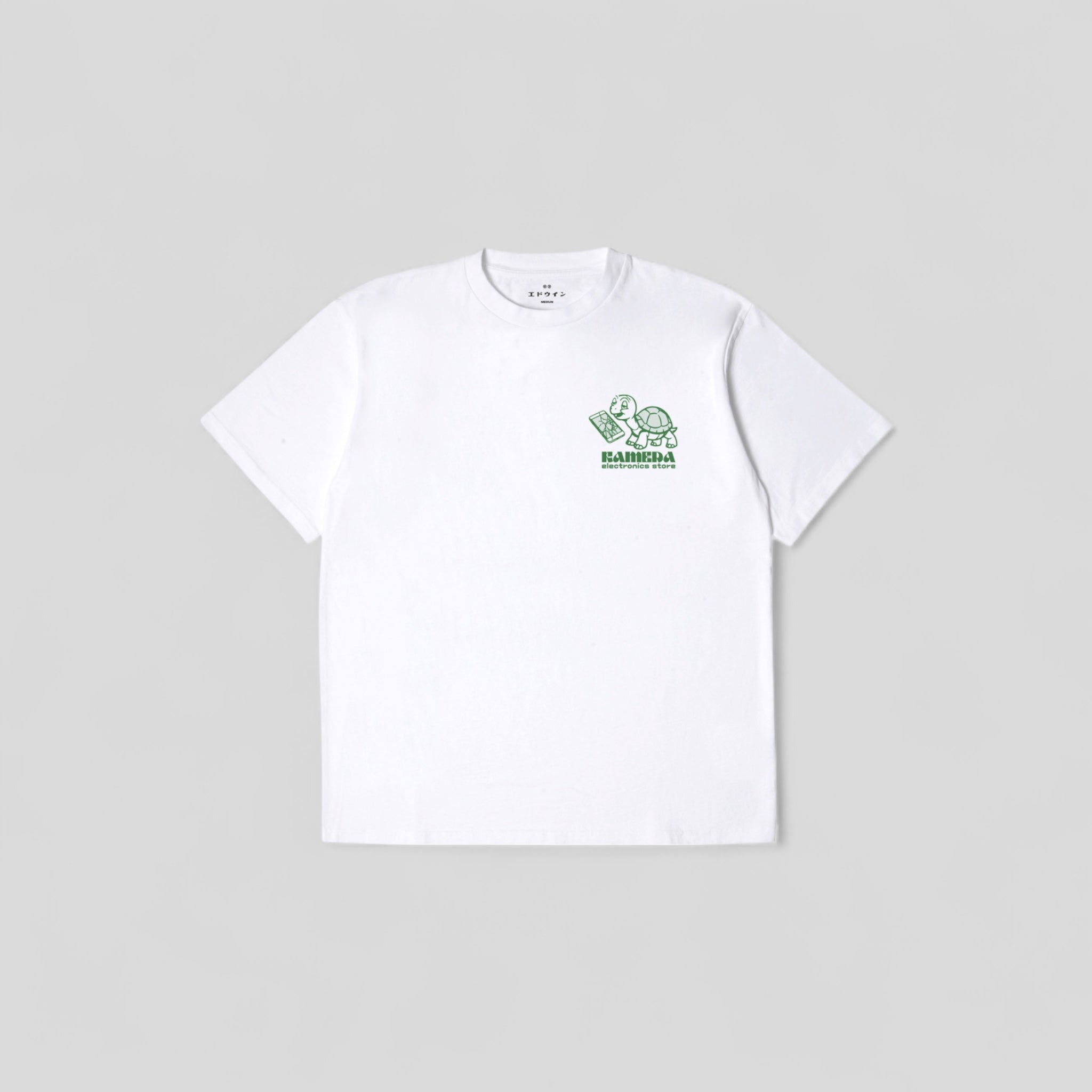Edwin || Kamera TS - White Garment Washed - M’ Edwin