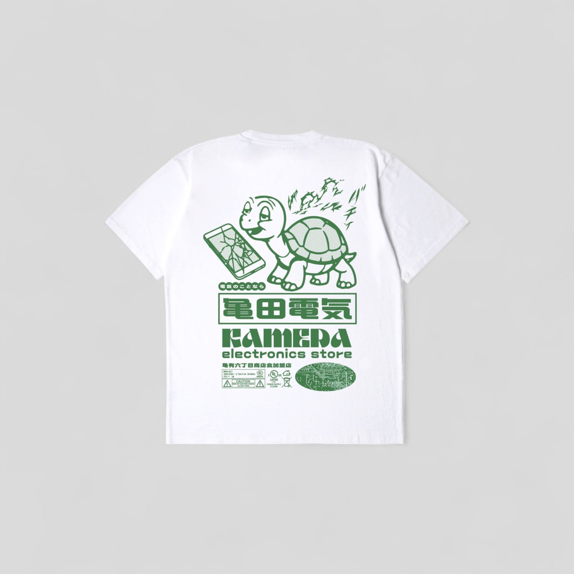 Edwin || Kamera TS - White Garment Washed - M’ Edwin