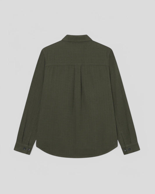 Les Deux || Hamilton Overshirt - Forest Green