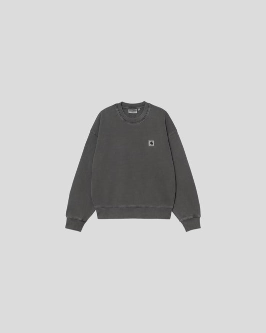 Carhartt || W' Nelson Sweatshirt - Black Garment Dyed Carhartt