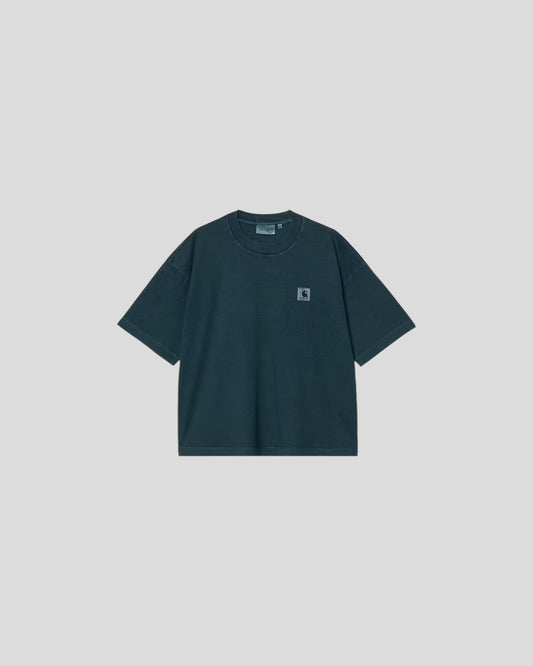 Carhartt || W' Nelson T- Shirt - Deep Lagoon Garment Dyed Carhartt