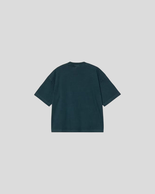 Carhartt || W' Nelson T- Shirt - Deep Lagoon Garment Dyed Carhartt