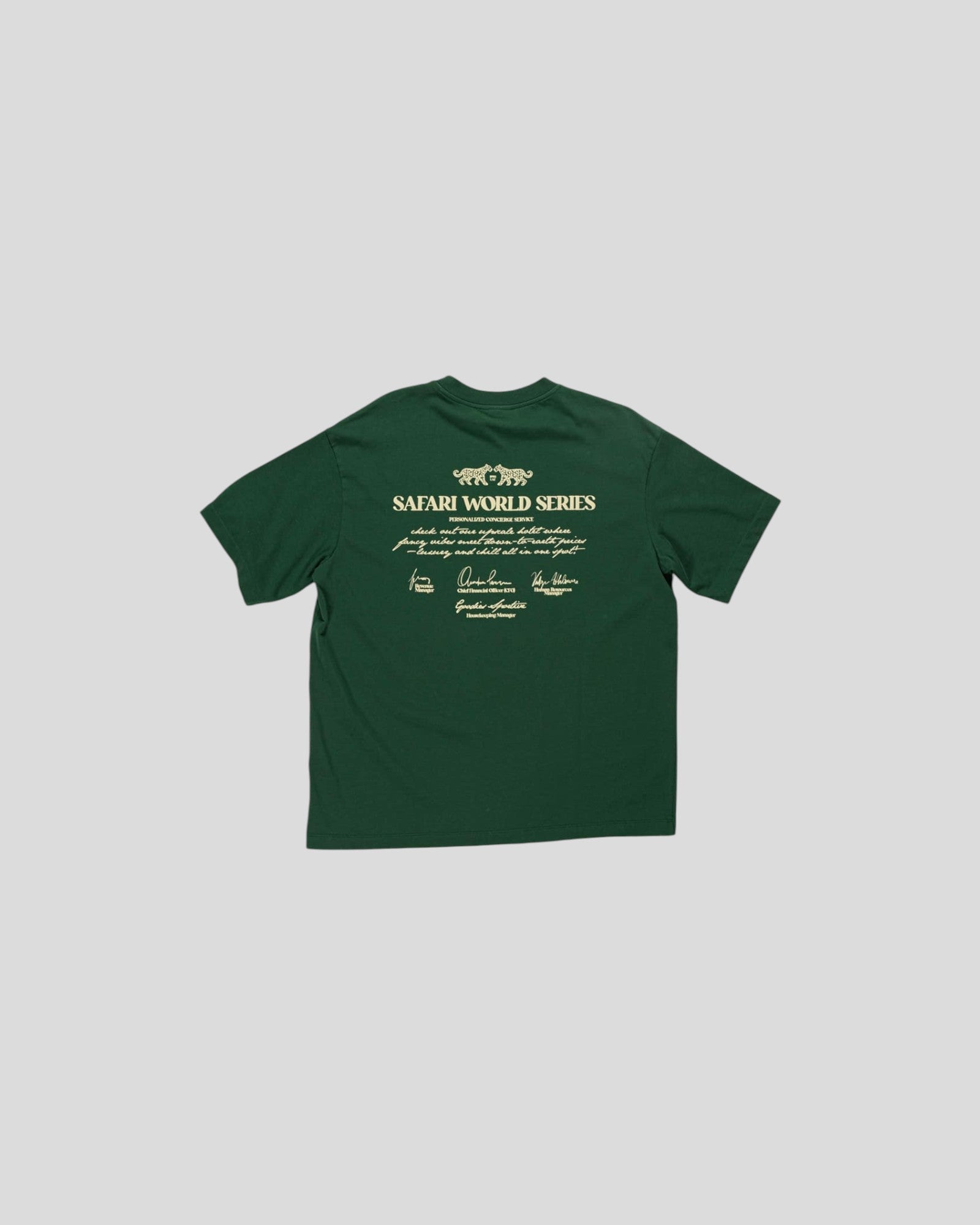 Goodies Sportive || Safari World Series Tee - Green Goodies Sportive