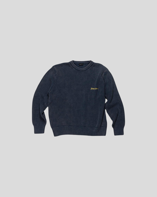 Goodies Sportive || Washed Insignia Premium Knit - Blue Goodies Sportive