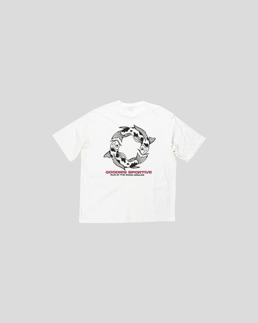 Goodies Sportive || Carp Tee - White Goodies Sportive